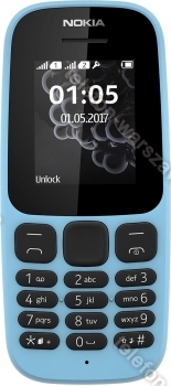 Nokia 105 (2017) Dual-SIM niebieski