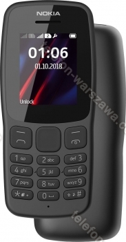 Nokia 106 (2018) Dual-SIM ciemnoszary