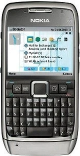 Nokia E71 grey steel