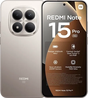 Xiaomi Redmi Note 15 Pro 5G 256GB/8GB titanium