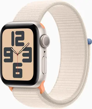 Apple Watch SE (2022) (GPS) 40mm Polarstern z Sport Loop Polarstern