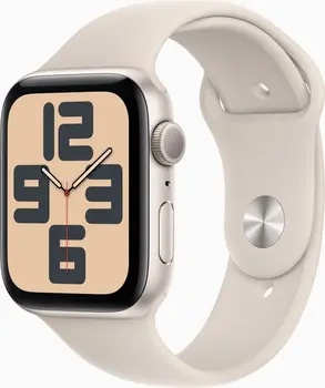 Apple Watch SE (2022) (GPS) 44mm Polarstern z paskiem sportowym M/L Polarstern