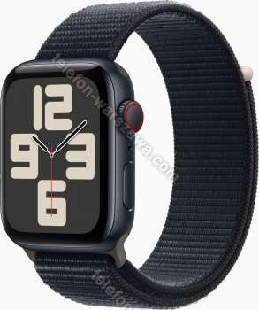 Apple Watch SE 2022 (GPS + Cellular) 44mm Mitternacht z Sport Loop Mitternacht