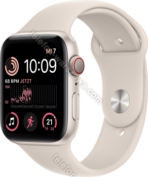 Apple Watch SE 2022 (GPS + Cellular) 44mm Polarstern z paskiem sportowym Polarstern