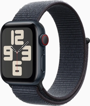 Apple Watch SE (2022) (GPS + Cellular) 40mm Mitternacht z Sport Loop tusz