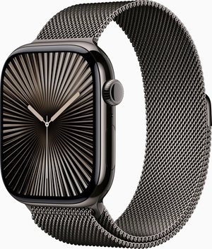 Apple Watch Series 10 (GPS + Cellular) 46mm titan Schiefer z bransoletą Milanaise M/L Schiefer