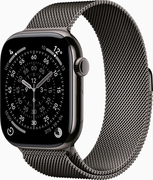 Apple Watch Series 11 (GPS + Cellular) 46mm titan schiefer z bransoletą Milanaise M/L schiefer