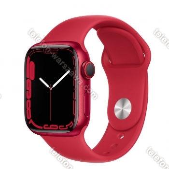 Apple Watch Series 7 (GPS + Cellular) 41mm aluminiowy PRODUCT(RED) z paskiem sportowym PRODUCT(RED)