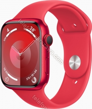 Apple Watch Series 9 (GPS + Cellular) 45mm aluminiowy (PRODUCT)RED z paskiem sportowym S/M (PRODUCT)RED