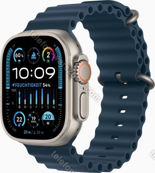 Apple Watch Ultra 2 z Ocean opaska niebieska