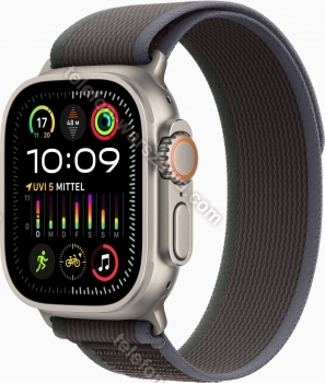 Apple Watch Ultra 2 z Trail Loop S/M niebieski/czarny