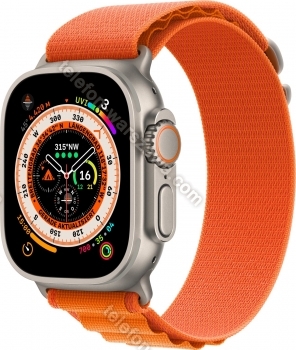 Apple Watch Ultra z Alpine Loop Large pomarańczowy