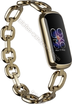 Fitbit Luxe Specials Edition tracker aktywności gorjana soft złoty stainless steel parker link bracelet