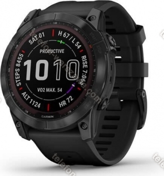 Garmin Fenix 7X Sapphire solar black dlc titanium/black
