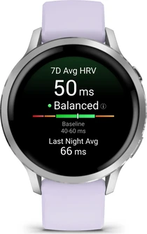 Garmin Venu 4S silver/periwinkle