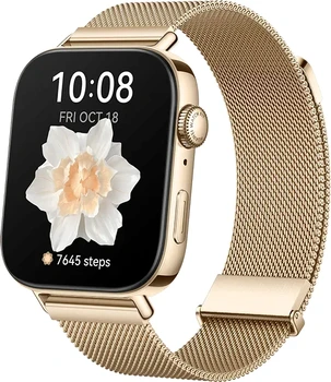Huawei Watch Fit 3 z bransoletą Milanaise złoty