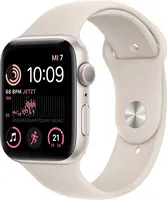 Apple Watch SE (2022) (GPS) 44mm Polarstern z paskiem sportowym Polarstern