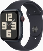 Apple Watch SE 2022 (GPS + Cellular) 44mm Mitternacht z paskiem sportowym M/L Mitternacht
