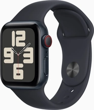 Apple Watch SE (2022) (GPS + Cellular) 40mm Mitternacht z paskiem sportowym S/M Mitternacht