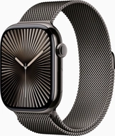 Apple Watch Series 10 (GPS + Cellular) 46mm titan Schiefer z bransoletą Milanaise S/M Schiefer