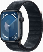 Apple Watch Series 9 (GPS) 45mm aluminiowy Mitternacht z Sport Loop Mitternacht