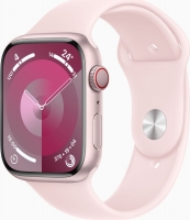 Apple Watch Series 9 (GPS + Cellular) 45mm aluminiowy rosé z paskiem sportowym S/M jasny róż
