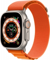 Apple Watch Ultra z Alpine Loop Large pomarańczowy