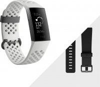 Fitbit Charge 3 Specials Edition tracker aktywności lodowa biel/aluminium/niebieski grafitowy