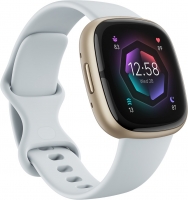 Fitbit Sense 2 tracker aktywności mglisty niebieski/aluminium softgold