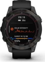Garmin Fenix 7 Sapphire solar srebrny/czarny