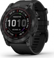 Garmin Fenix 7X Sapphire solar black dlc titanium/black