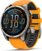 Garmin Fenix 8 47mm Sapphire titanium/spark pomarańczowy
