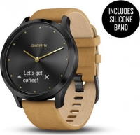 Garmin vivomove HR Premium tracker aktywności black/tan