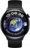 Huawei Watch 4 Black Fluoroelastomer smycz