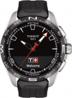 Tissot T-Touch Connect solar czarny/srebrny z pasek kauczukowy czarny