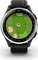 Garmin Approach S44 GPS-zegarek golfisty srebrny/czarny