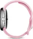 Google pikseli Watch 3 (LTE) 41mm Polished Silver z paskiem sportowym róża Quartz