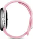 Google pikseli Watch 3 (Wi-Fi) 41mm Polished Silver z paskiem sportowym róża Quartz