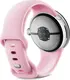 Google pikseli Watch 3 (Wi-Fi) 41mm Polished Silver z paskiem sportowym róża Quartz