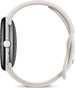 Google pikseli Watch 4 (Wi-Fi) 45mm Polished Silver z paskiem sportowym Porcelain