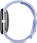 Google pikseli Watch 4 (Wi-Fi) 41mm Polished Silver z paskiem sportowym Iris
