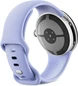 Google pikseli Watch 4 (Wi-Fi) 41mm Polished Silver z paskiem sportowym Iris