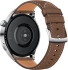 Huawei Watch 3 Classic srebrny z pasek ze skóry brązowy