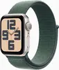 Apple Watch SE (2022) (GPS) 40mm Polarstern z Sport Loop morski zielony
