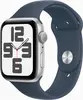Apple Watch SE (2022) (GPS) 44mm srebrny z paskiem sportowym M/L sturmblau