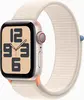 Apple Watch SE (2022) (GPS + Cellular) 40mm Polarstern z Sport Loop Polarstern