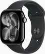 Apple Watch Series 11 (GPS) 46mm aluminiowy diamentowo-czarny z paskiem sportowym M/L czarny