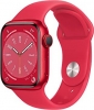 Apple Watch Series 8 (GPS) 45mm aluminiowy (PRODUCT)RED z paskiem sportowym (PRODUCT)RED