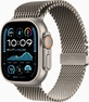 Apple Watch Ultra 2 natura z bransoletą Milanaise Large natura