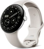 Google pikseli Watch 4 (LTE) 45mm Polished Silver z paskiem sportowym Porcelain